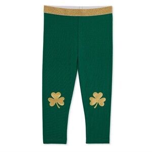 WAY TO CELEBRATE! St. Patrick's Day Toddler Girl Printed Legging Size 12m